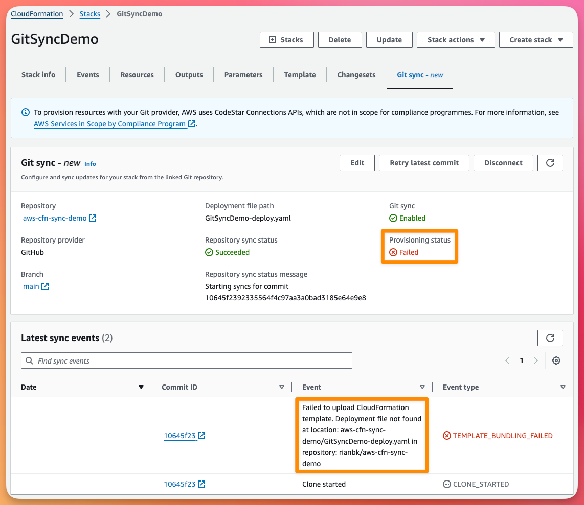 Simplifying Infrastructure Automation with AWS CloudFormation Git Sync