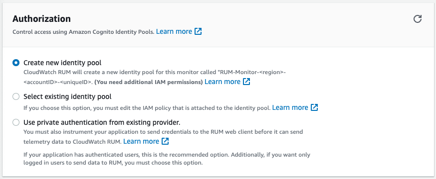 Quickly add Realtime User Monitoring with Amazon CloudWatch RUM